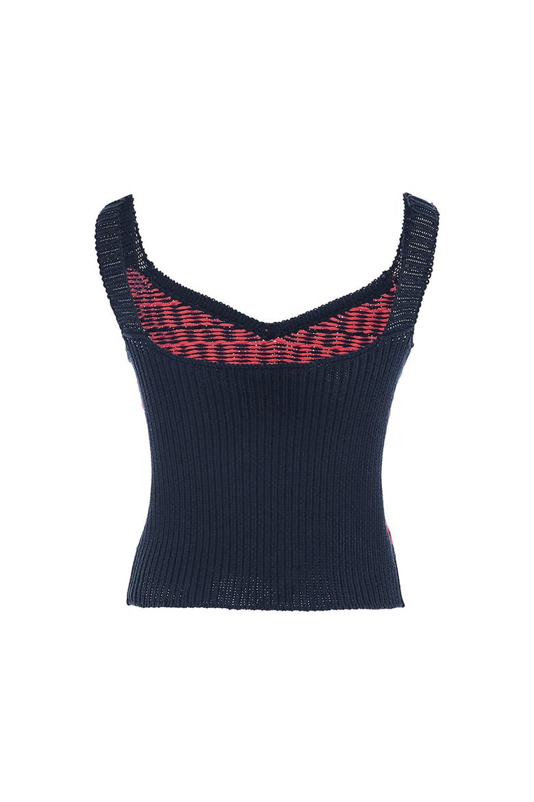 Winset Crop Top Navy, Alternate, color, Navy