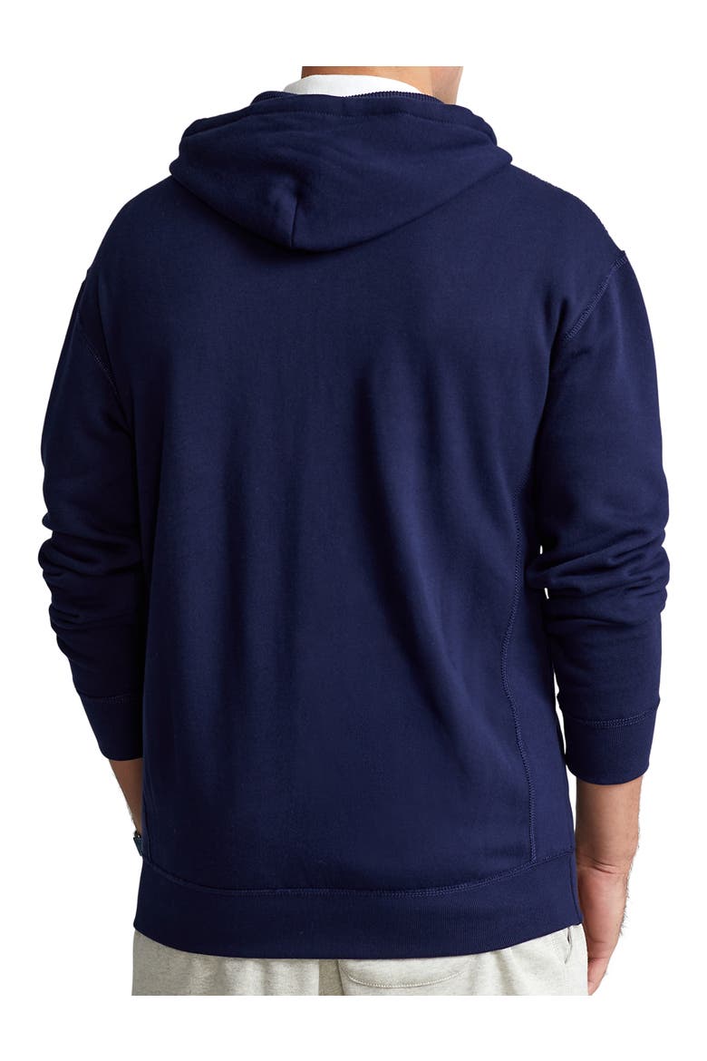 Big & Tall Full-Zip Hoodie, Alternate, color, CRUISE NAVY