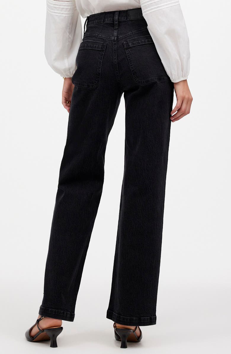 Madewell The Emmett Patch Pocket Wide Leg Jeans, Alternate, color,