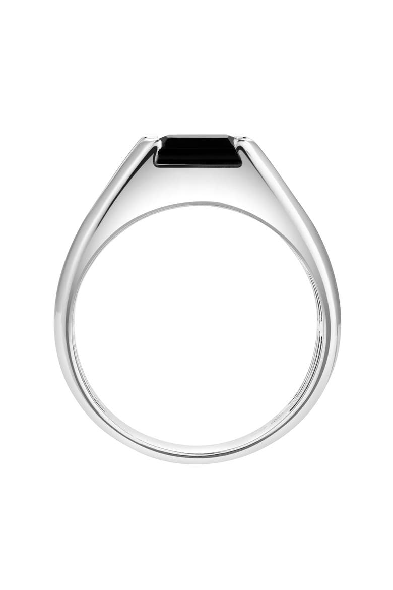 Yoru 2 CT Black Spinel Ring 925 Silver, Alternate, color, Sterling Silver