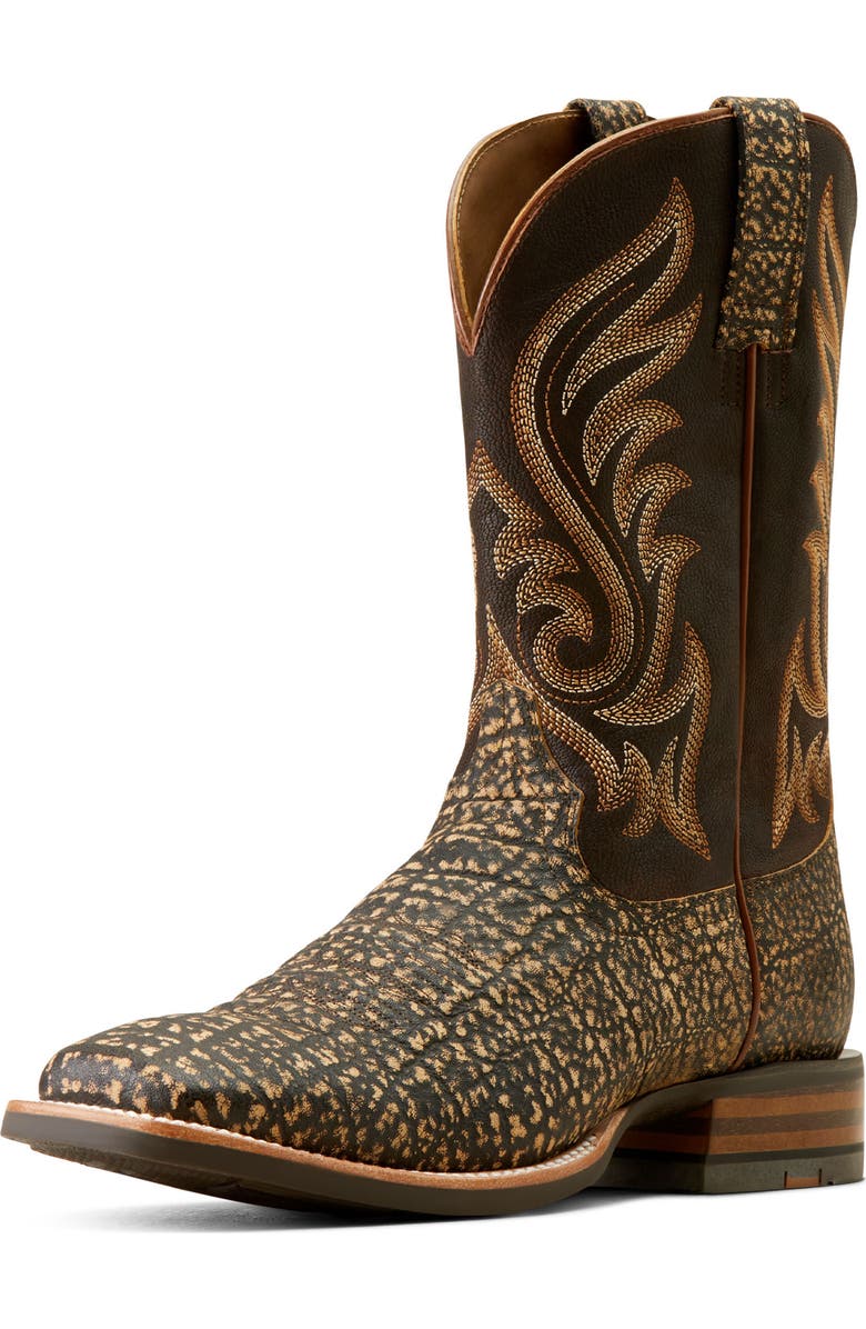 Ariat Cattle Call Western Boot, Alternate, color, Muddy Elephant Print