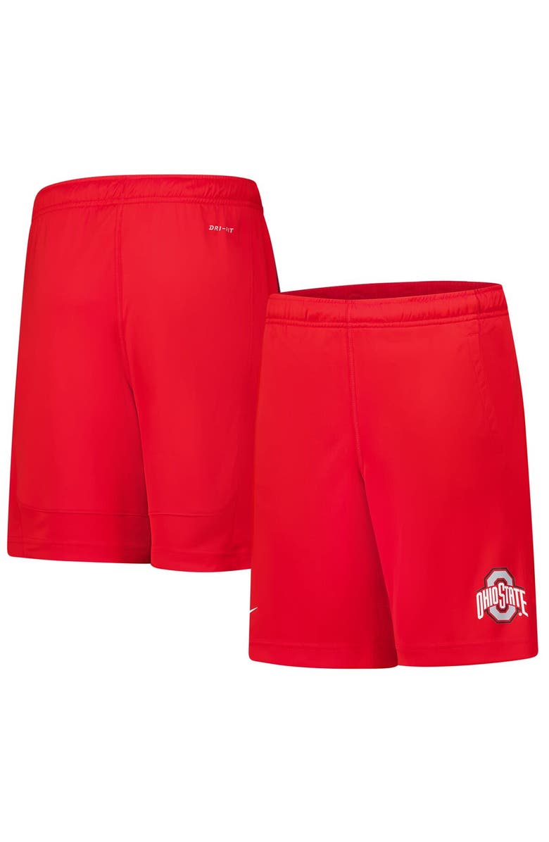 Nike Youth Nike  Scarlet Ohio State Buckeyes Fly Performance Shorts, Main, color, Scarlet