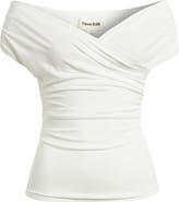 Open Edit Crossover Off the Shoulder Top
