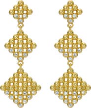 Ted Baker Boa Crystal Bobble Diamond Drop Earrings