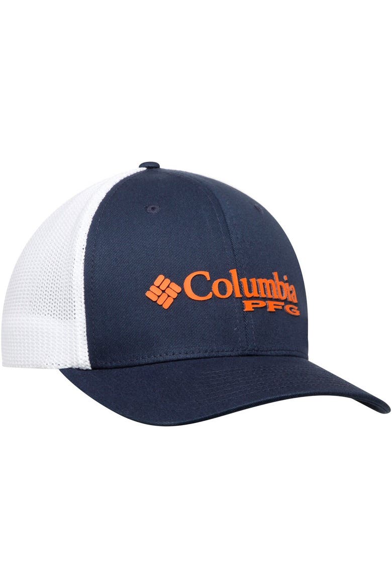 Men's Columbia Navy Auburn Tigers Collegiate PFG Flex Hat, Alternate, color, Navy