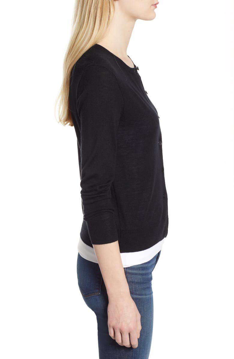 J.Crew Featherweight Cashmere Cardigan, Alternate, color, 