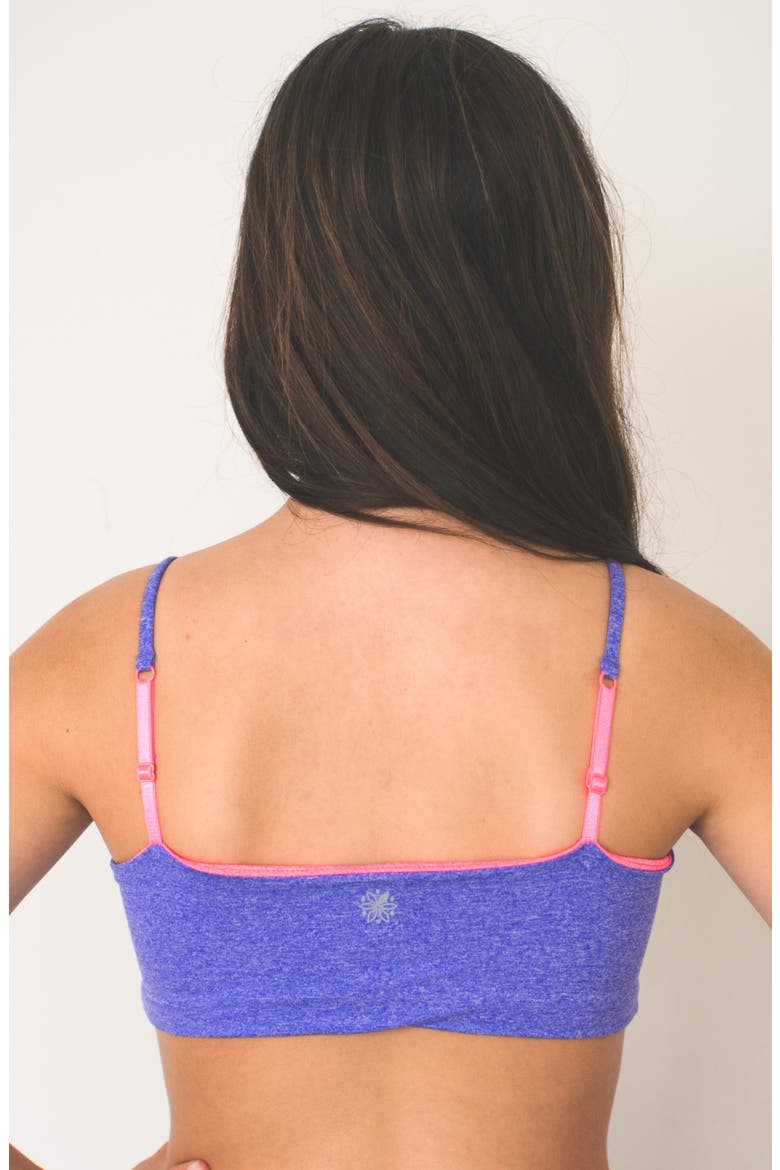 Bleum Seamless Reversible Bralette, Alternate, color, Lilac-Coral