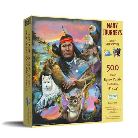 Many Journeys 500 piece Jigsaw Puzzle for Adults