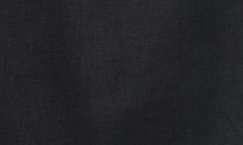 Mango Linen Crop Top In Black