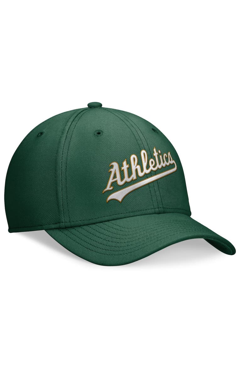 Men's Nike Green Oakland Athletics Evergreen Performance Flex Hat, Alternate, color, Green