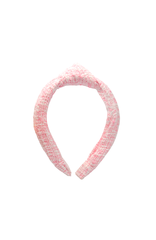 Bits & Bows Tweed Knot Headband In Multi
