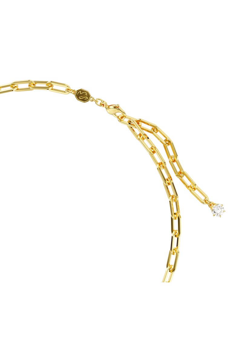 Swarovski Constella Necklace, Alternate, color, Gold