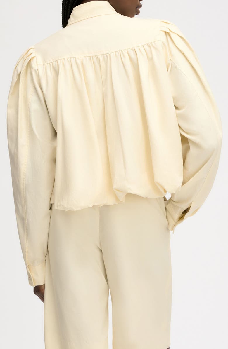 Sam Edelman Crop Bubble Trench, Alternate, color, Almond