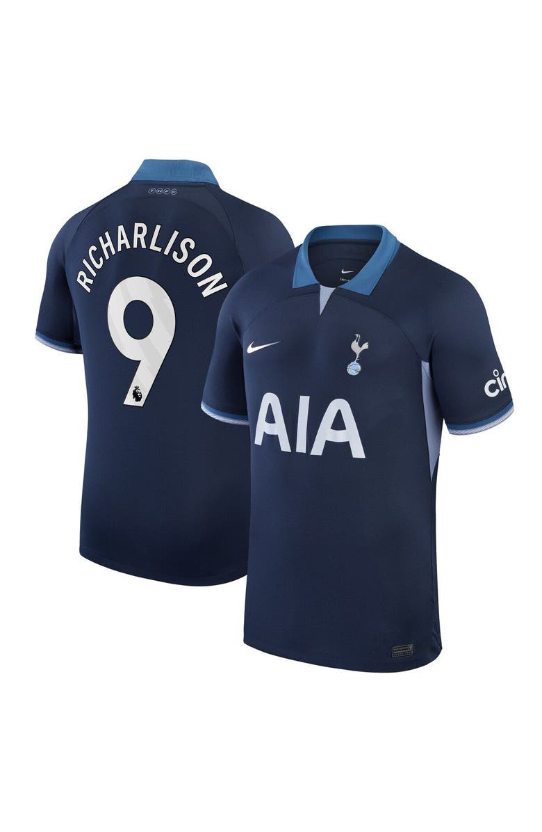 Nike Men's Nike Richarlison Navy Tottenham Hotspur 2023/24 Away Stadium Replica Player Jersey, Main, color, 