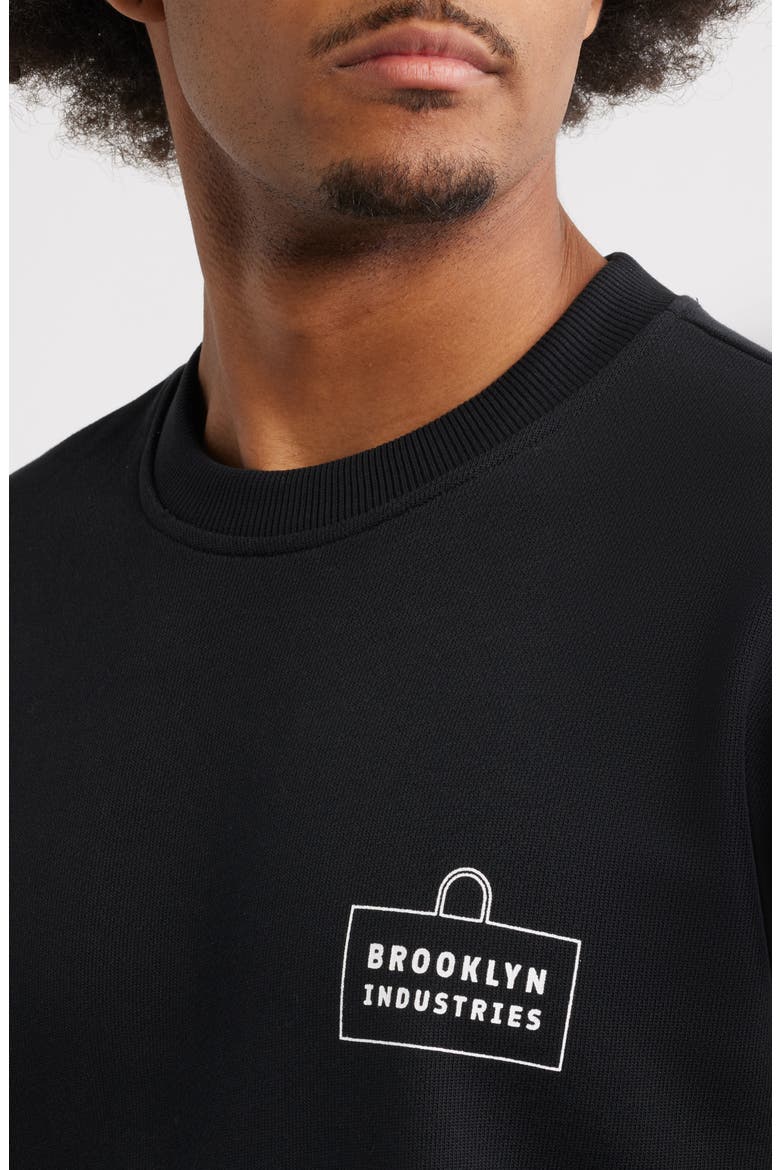 Logo Graphic Sweatshirt, Alternate, color, BLACK