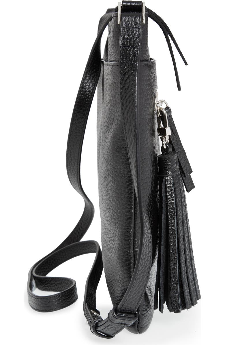 Halogen<sup>®</sup> Tasseled Leather Crossbody Bag, Alternate, color,