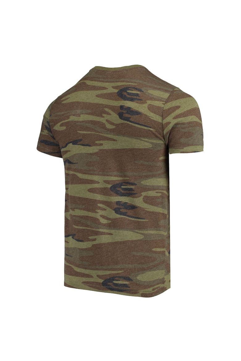 Men's Alternative Apparel Camo Washington State Cougars Arch Logo Tri-Blend T-Shirt, Alternate, color, Camo