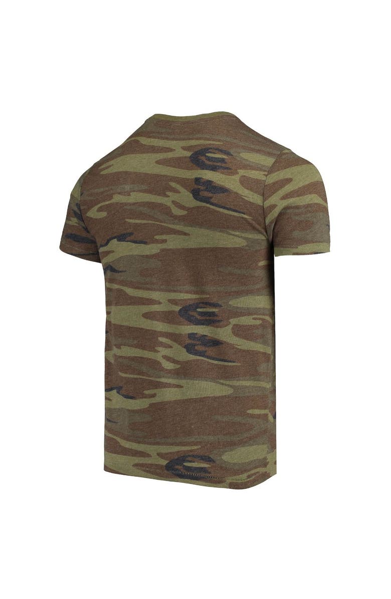 ALTERNATIVE APPAREL Men's Alternative Apparel Camo Washington State Cougars Arch Logo Tri-Blend T-Shirt, Alternate, color, 