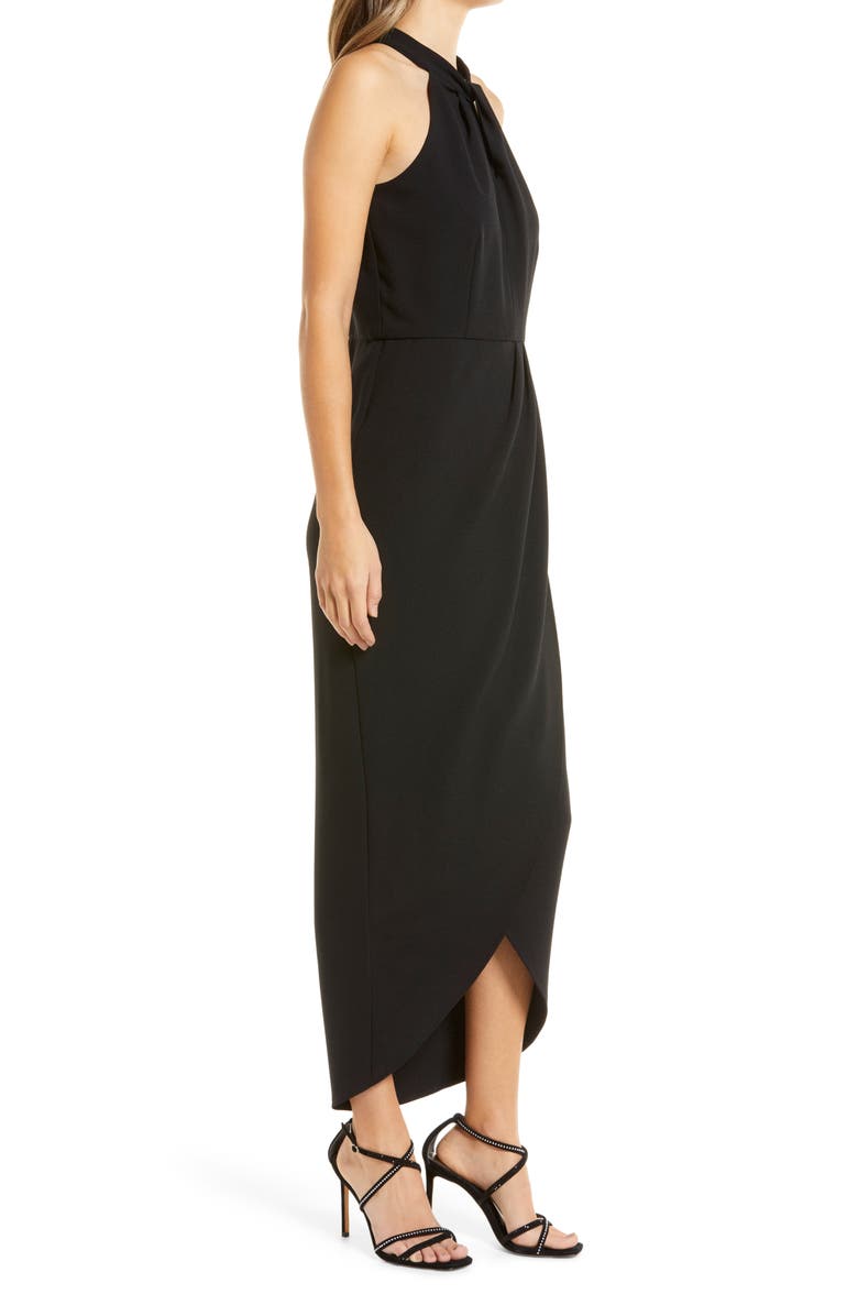 Julia Jordan Knot Neck Halter Dress, Alternate, color, 