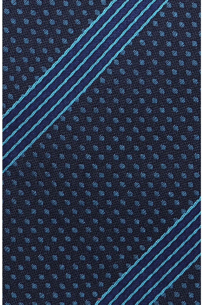 Star Wars™ - Millennium Falcon Stripe Silk Tie, Alternate, color, BLUE
