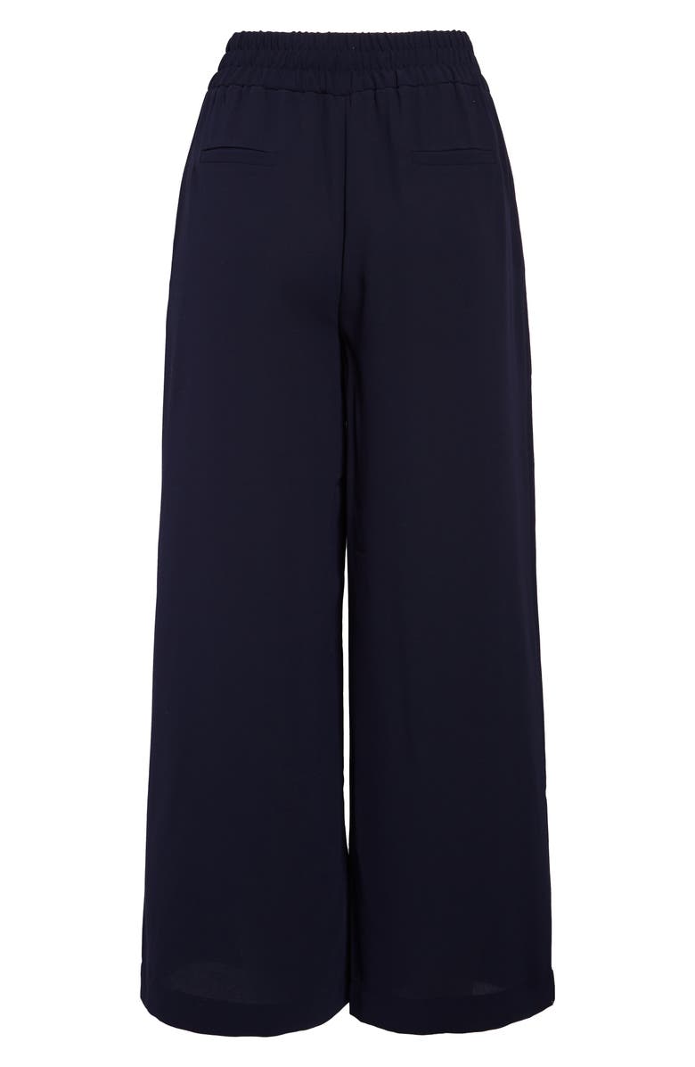 1.STATE Wide Leg Crepe Trousers, Alternate, color, Blue Night