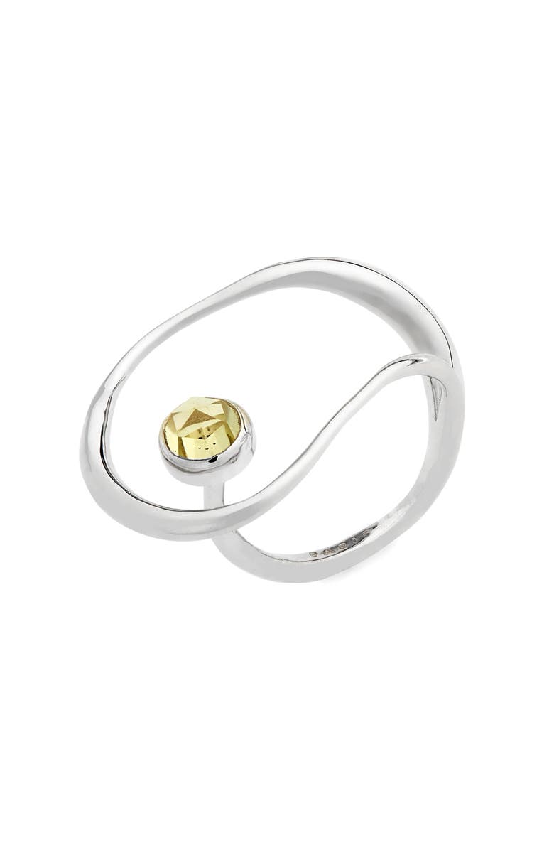 FARIS Saturn Semiprecious Stone Ring, Main, color, 