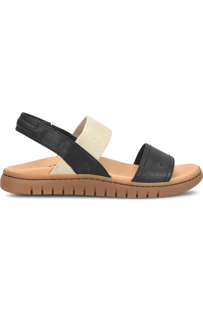 Børn Amabel Slingback Sandal, Alternate, color, Black Leather