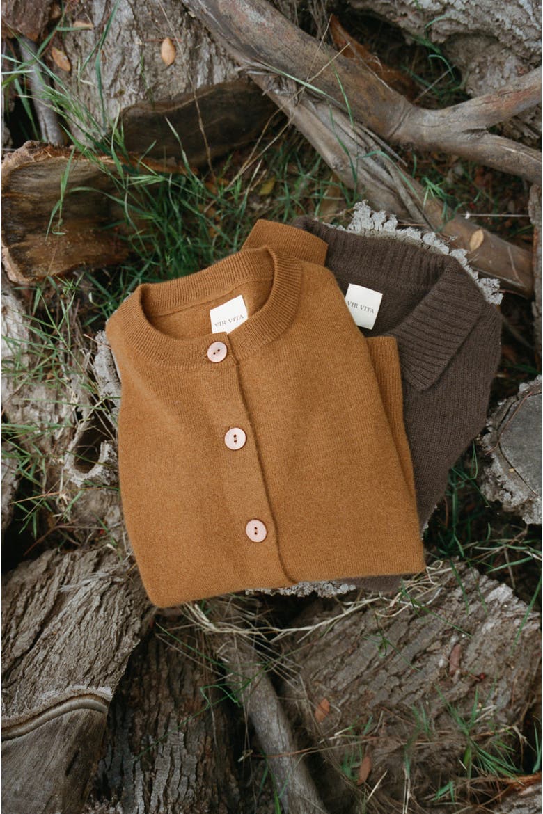 Greta Cardigan, Alternate, color, FAWN