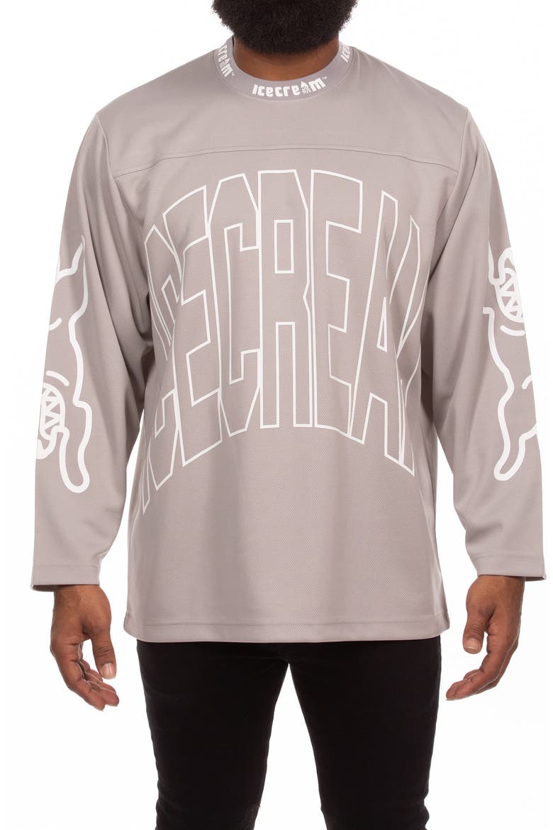 Hyperdrive Oversize Long Sleeve Graphic T-Shirt, Main, color, PALOMA