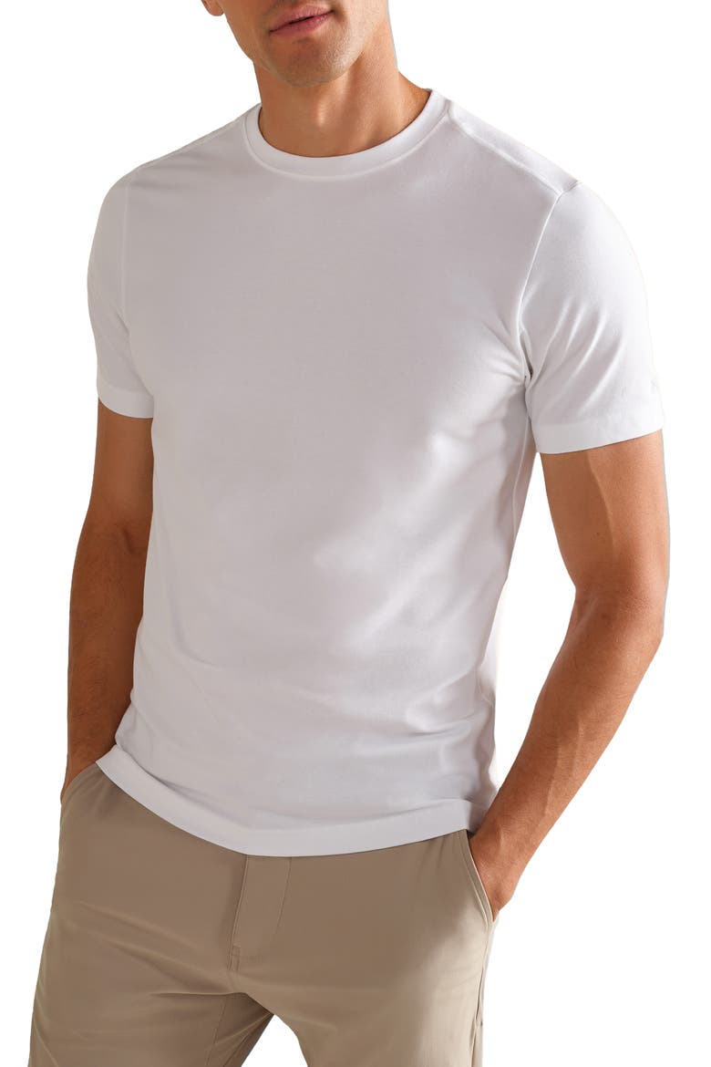 Slim Fit Performance T-Shirt, Main, color, WHITE