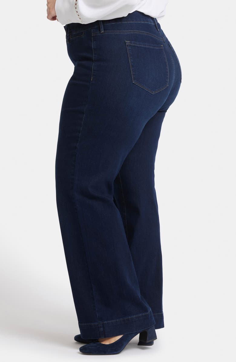 NYDJ Teresa Wide Leg Trouser Jeans, Alternate, color, Burbank Wash