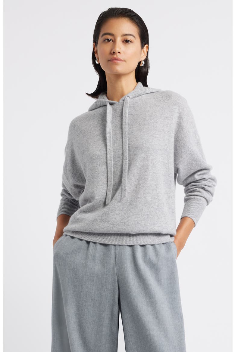 Cashmere Hoodie, Main, color, GREY FORMAL