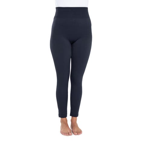 Fleece Lined Leggings - 4" Waistband