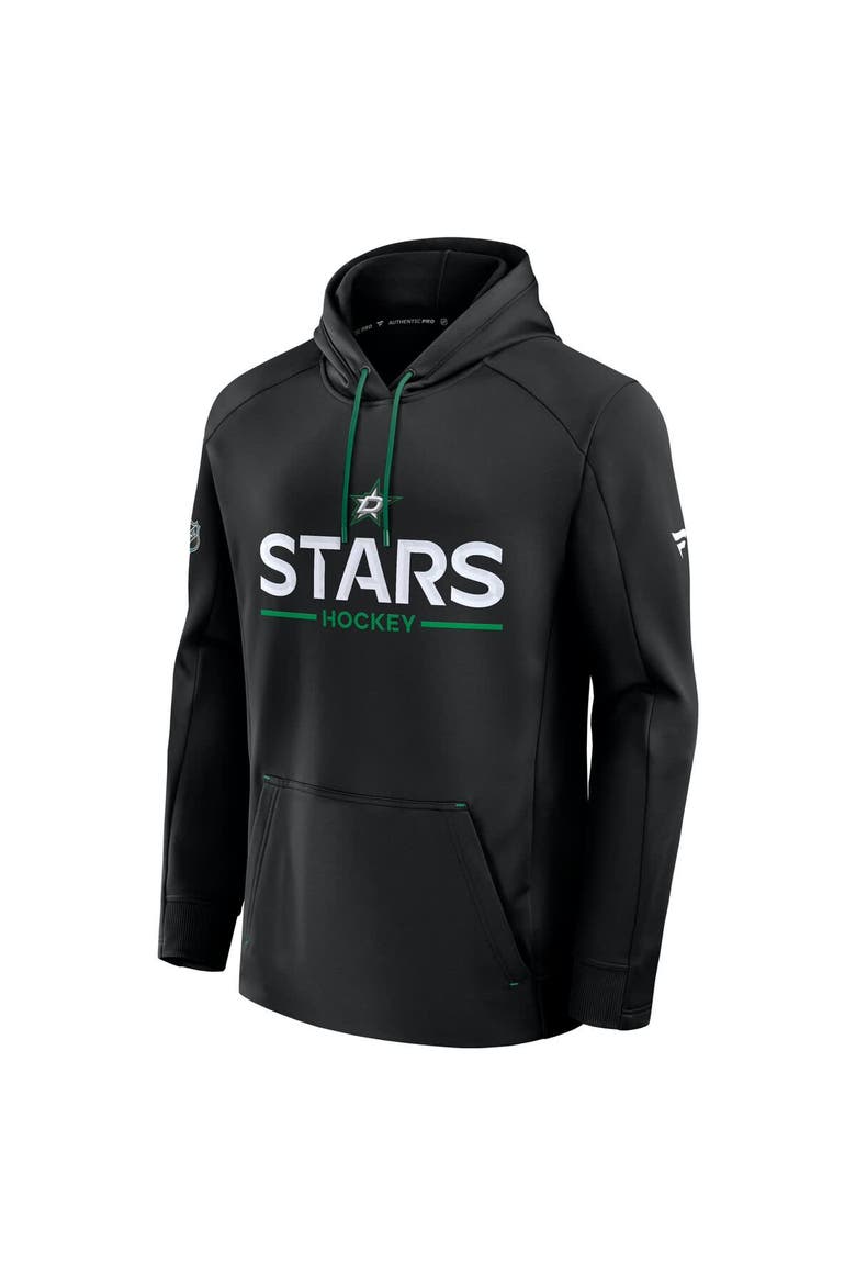 Men's Fanatics Black Dallas Stars Authentic Pro Rink Hoodie, Alternate, color, Black