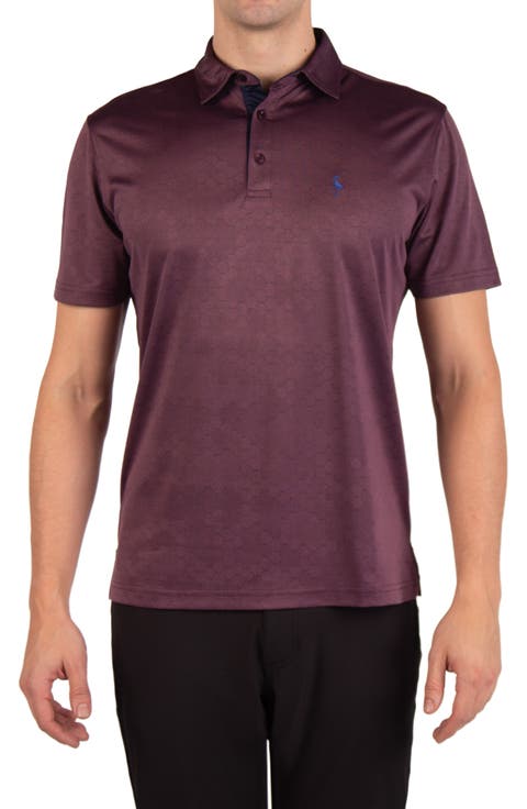 Honeycomb Textured Performance Polo