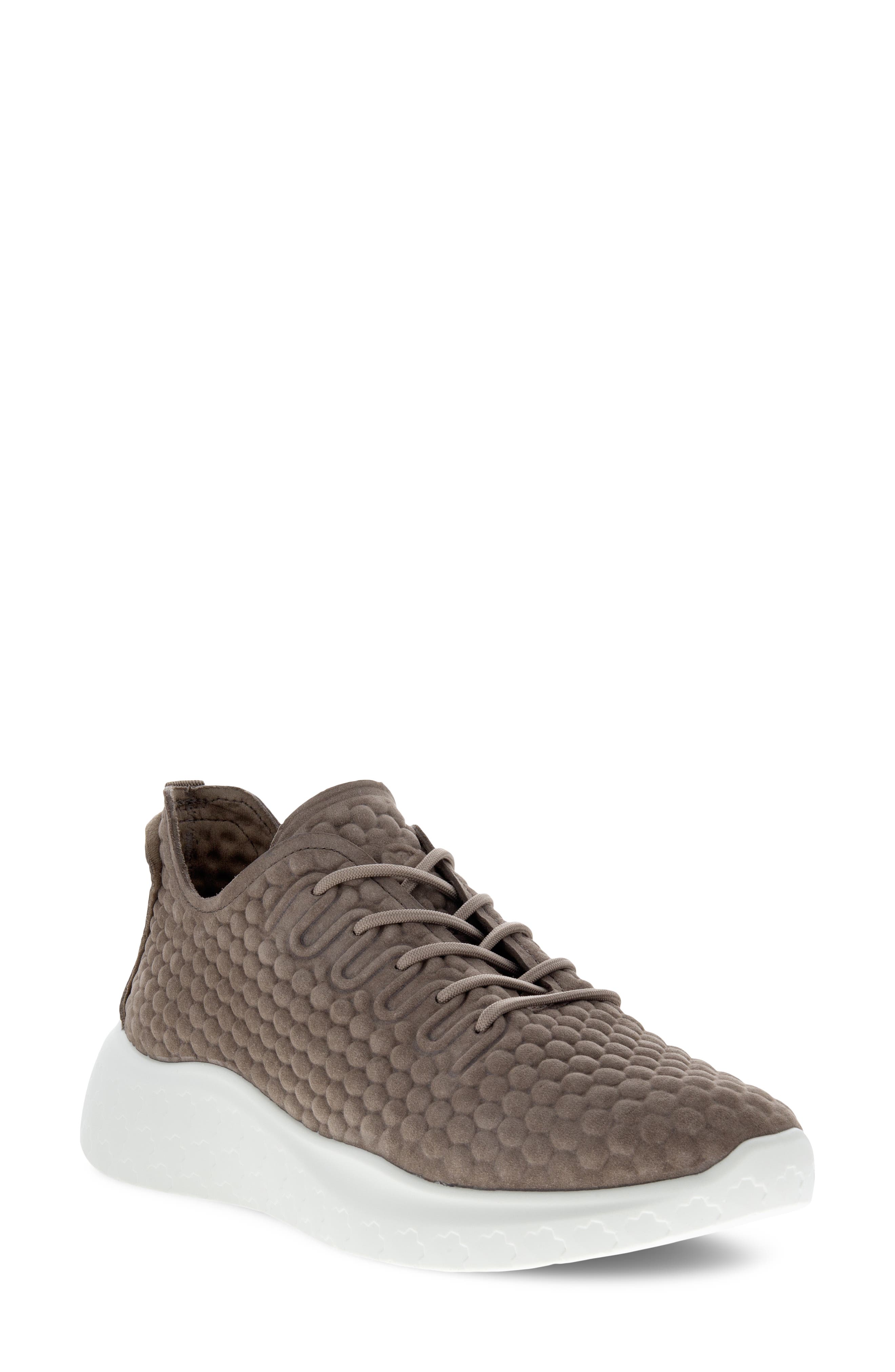 ECCO Therap Lace Sneaker, Main, color, Taupe