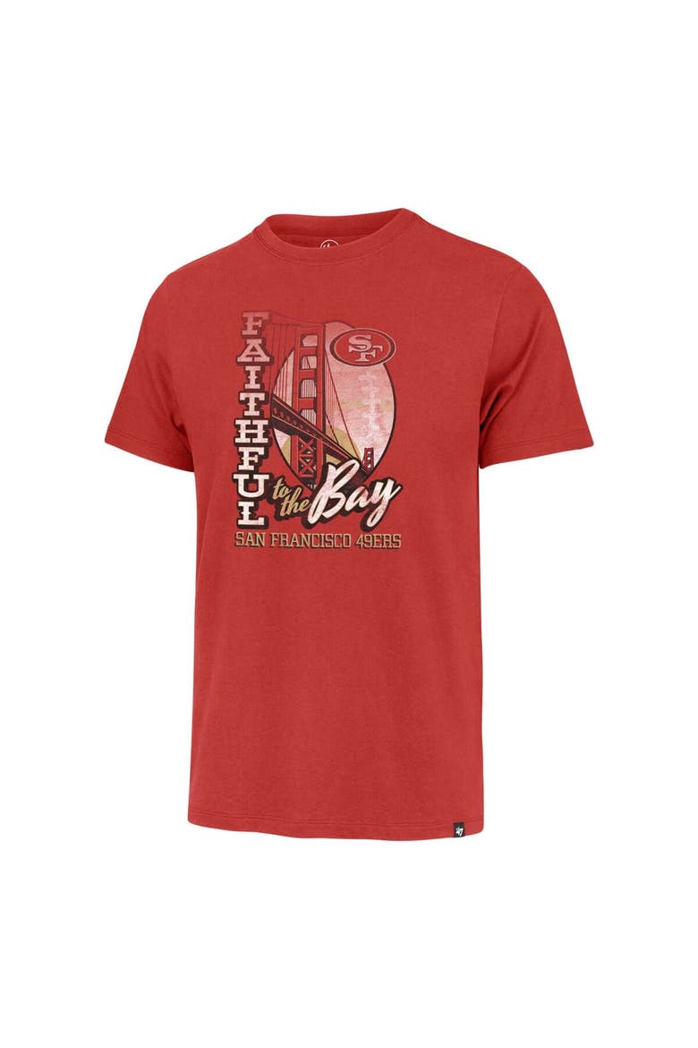 Men's '47 Scarlet San Francisco 49ers Regional Franklin T-Shirt, Alternate, color, Scarlet