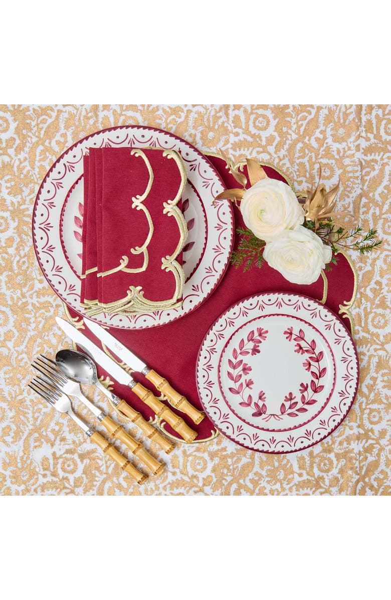 Mrs. Alice Putty Pheasant Tablecloth, Alternate, color, Gold