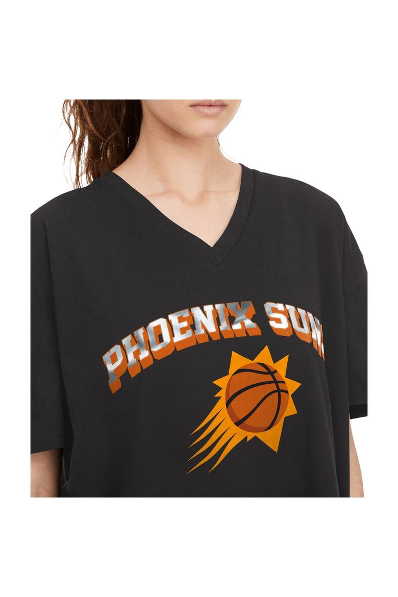 Women's Tommy Jeans Black Phoenix Suns Ashley V-Neck T-Shirt, Alternate, color, Black