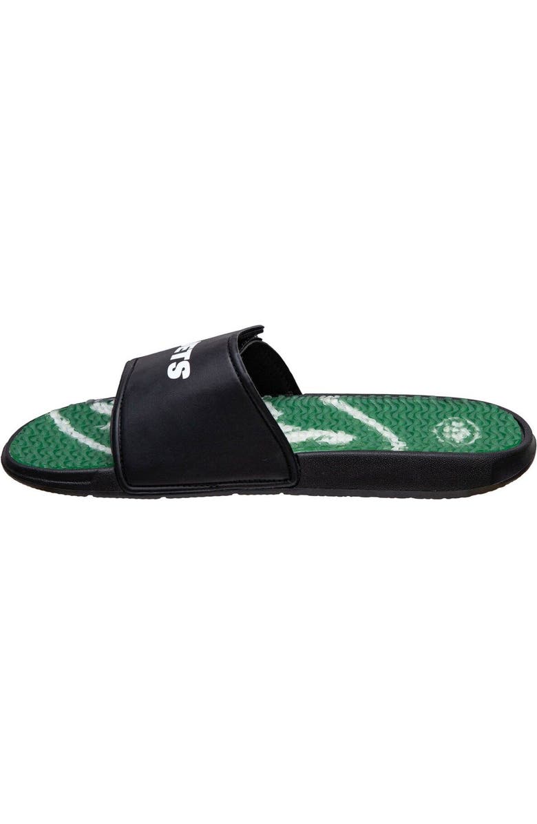FOCO Men's FOCO New York Jets Wordmark Gel Slide Sandals, Alternate, color,