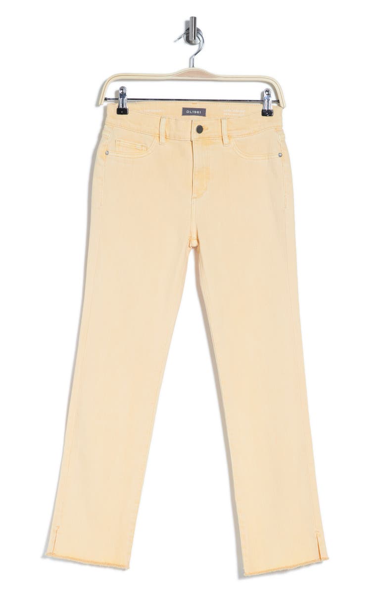DL1961 Ankle Crop Fray Hem Jeans, Alternate, color,