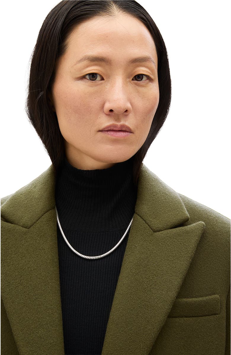 Another Tomorrow Tailored Overcoat, Alternate, color, Moss