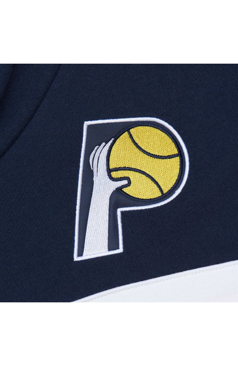 Mitchell & Ness Men's Mitchell & Ness Navy/Gold Indiana Pacers Head Coach Pullover Hoodie, Alternate, color,