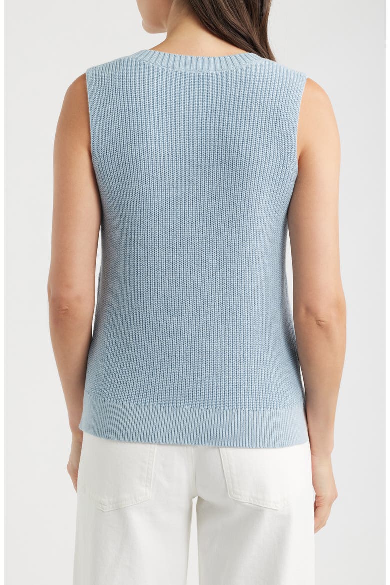 Lookout Point Knit Vest, Alternate, color, BLUE FOG