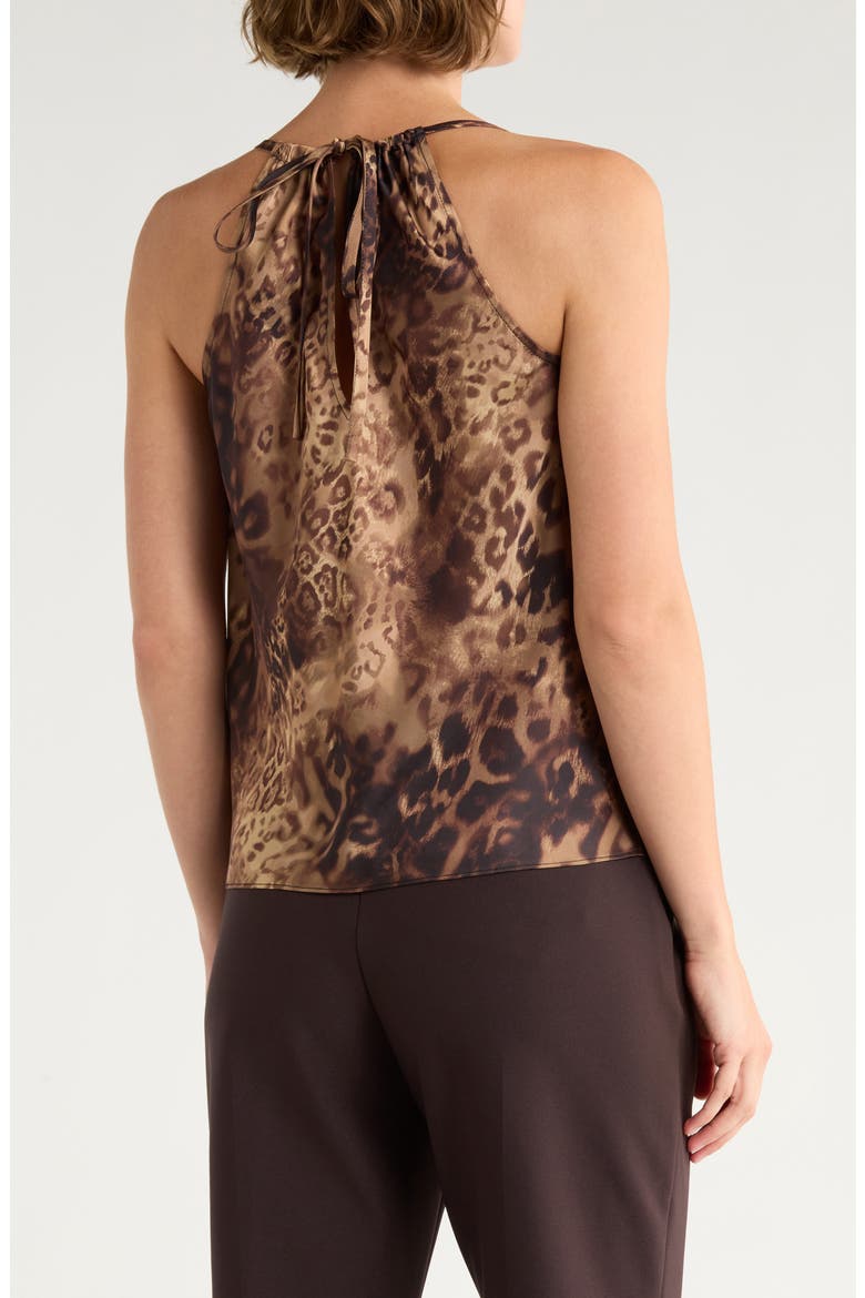 Yohana Leopard Print Cowl Neck Camisole, Alternate, color, LEOPARD