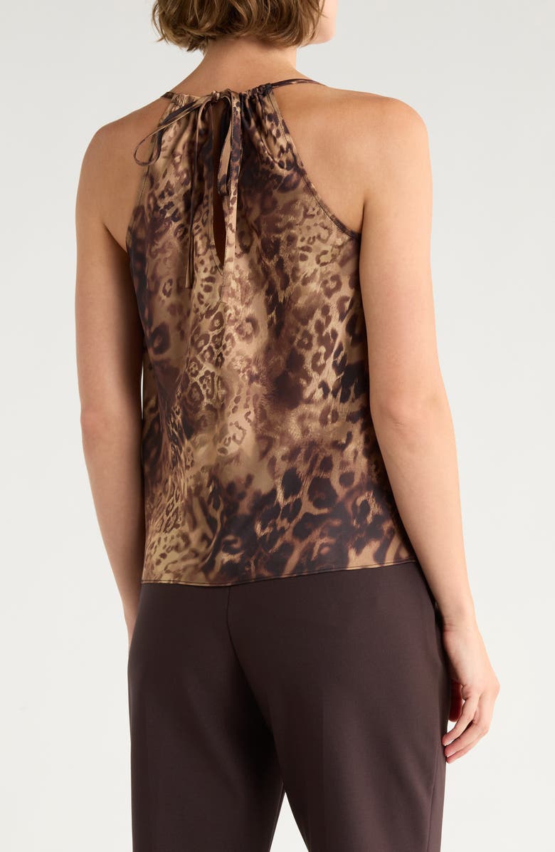 Ramy Brook Yohana Leopard Print Cowl Neck Camisole, Alternate, color, Leopard
