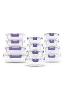 JoyJolt 24-Piece Glass Food Storage Containers with Lids