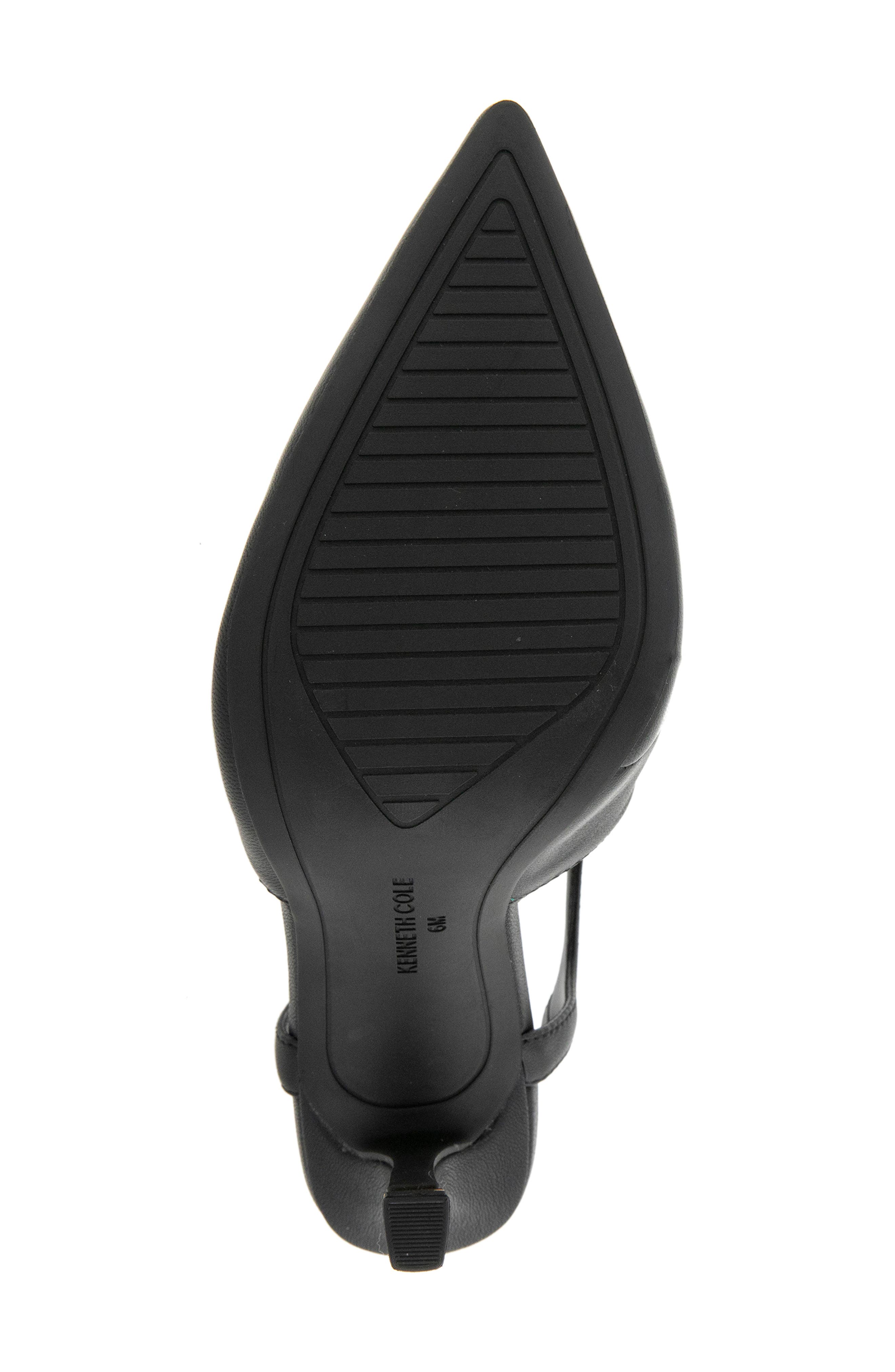 Kenneth Cole Romi Ankle Strap Pointed Toe Pump, Alternate, color, Black Leather