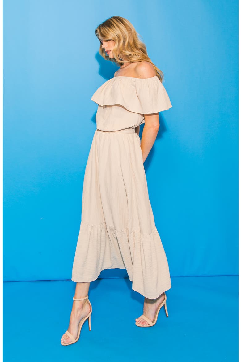 Textured Midi Skirt, Alternate, color, NATURAL