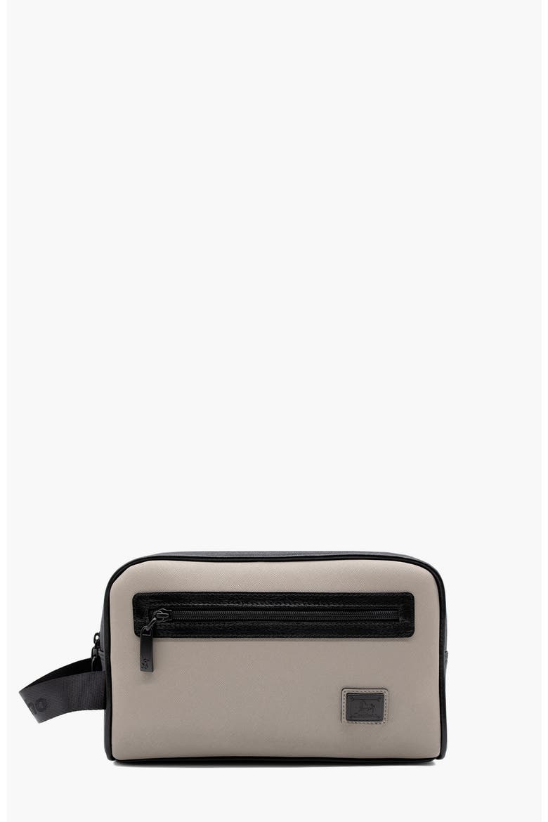 Club 433 Toiletry Bag, Main, color, Black / Tan